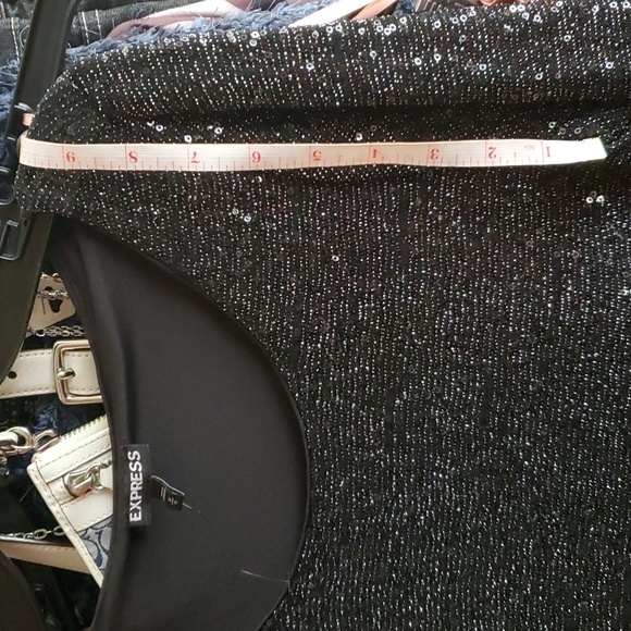 Express Yourself Sequence Cocktail Party Dress, Size M - Picture 14 of 17